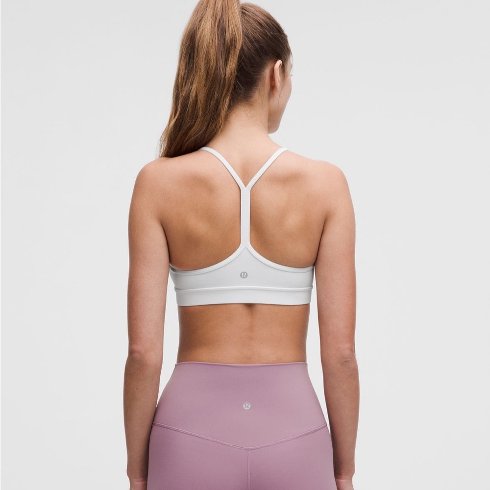 Women's Lululemon flow y Sports Bra white - Picture 2 of 4